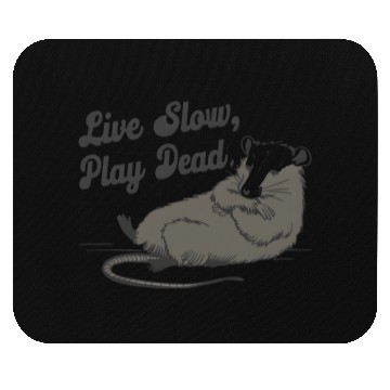 Discover Funny Possum Live slow play dead Street Cat Mouse Pads
