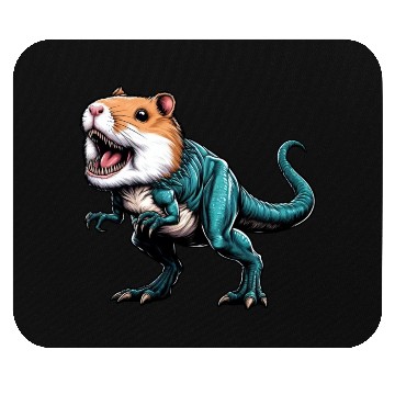 Discover T-Rex Hamster Hybrid: Fantastic Mythical Creature Mouse Pads