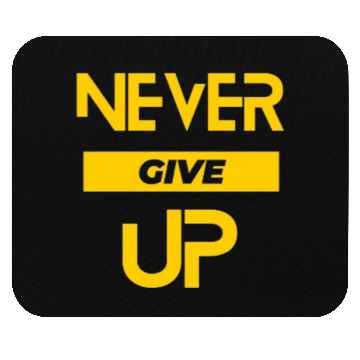 Discover never give up Mouse Pads