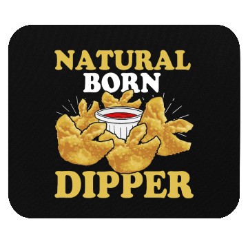 Discover Natural Born DipperFunny Crab Rangoon Mouse Pads