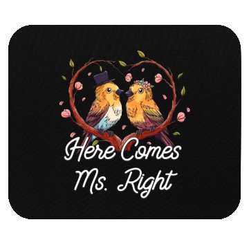Discover Here Comes Ms Right Funny Wedding Bride Bridal Mouse Pads