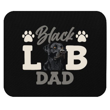 Discover Black Labrador BLACK LAB DAD Labrador Owner Mouse Pads
