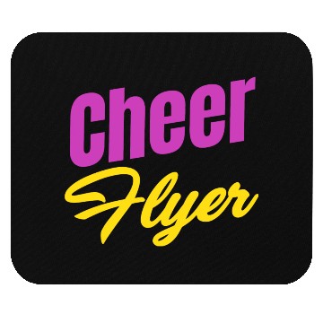 Discover Cheer Flyer Funny Football Backspot Tumbling Mouse Pads
