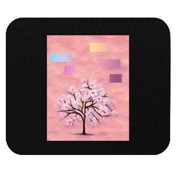 Discover Cherry Blossom Tree, Nature,Green Earth Series Mouse Pads