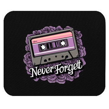 Discover A cassette tape colored with roses 11 Mouse Pads