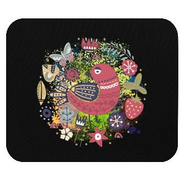 Discover Design Abstract Bird Unique Art Mouse Pads