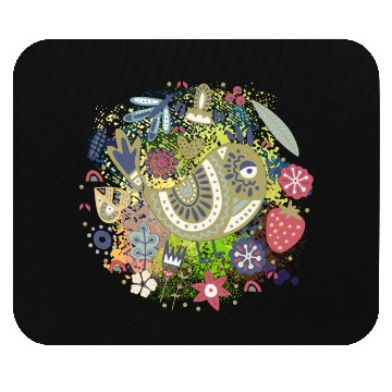 Discover Design Abstract Bird Unique Art Mouse Pads