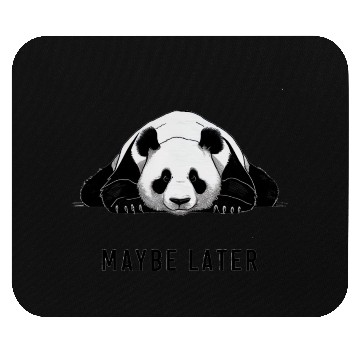 Discover Lazy Panda Mouse Pads