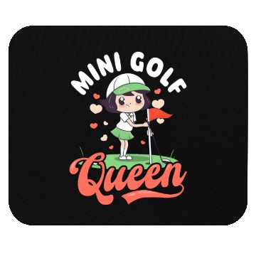 Discover Golfing Mom Mini Golf Queen Mouse Pads