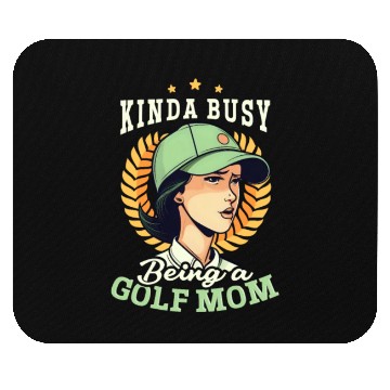 Discover Golfing Mom Busy Because Golf Mom Mouse Pads