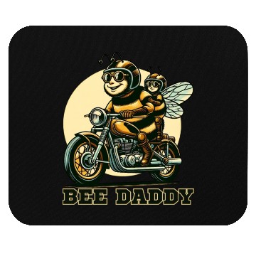 Discover bee daddy bee father first sons super hero Mouse Pads