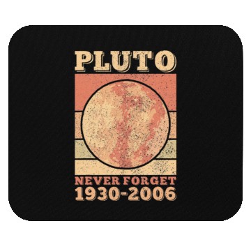 Discover Pluto Never Forget Space Science Astronomy Mouse Pads