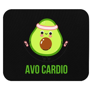 Discover Avocado Gym Avocardio Mouse Pads