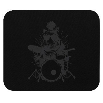 Discover Hip Hippo Drummer Mouse Pads