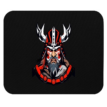 Discover Warrior's Wrath,Veteran Warrior Portrait Mouse Pads