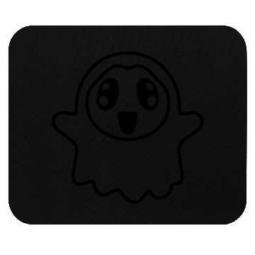 Discover Cute happy ghost Mouse Pads