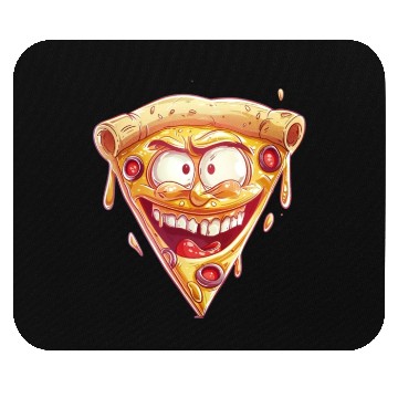 Discover Cheesy Grinning Slice Captures Joy Mouse Pads