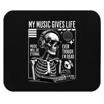 Discover Skeleton DJ Mouse Pads