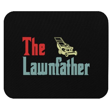 Discover Lawn Mowing Lawnfather Father's Day Funny Mouse Pads