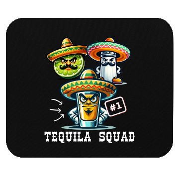 Discover Cinco De Mayo Tequila Squad Drink Number One Mouse Pads