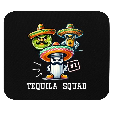 Discover Cinco De Mayo Fiesta Tequila Squad Salt Number One Mouse Pads