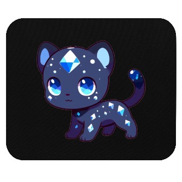 Discover Sapphire Panther Mouse Pads