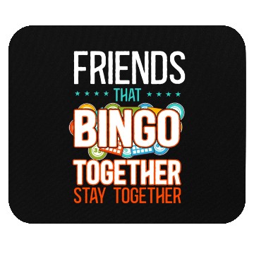 Discover Bingo Player Friends Buddies Mouse Pads