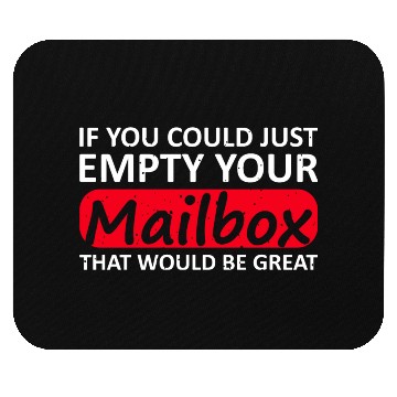 Discover Mail Carrier Mailman Funny Postal Mouse Pads