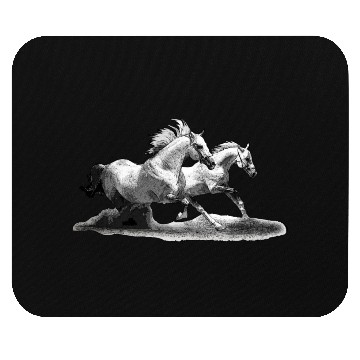 Discover Running horses Mouse Pads