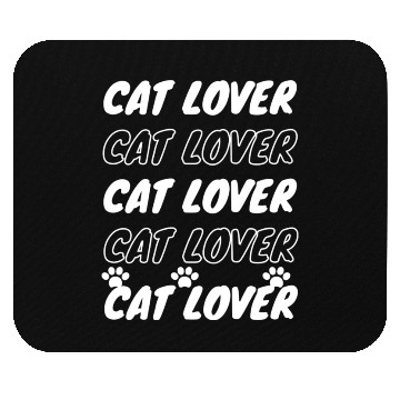 Discover Cattitude: Multiple Cat Lovers Text Design Mouse Pads
