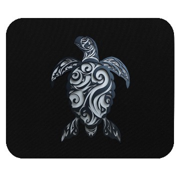 Discover Tribal Sea Turtle Mouse Pads