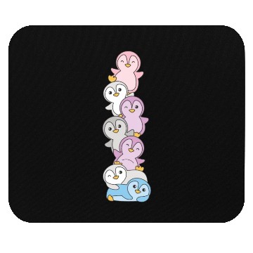 Discover Intergender Flag Pride Lgbtq Cute Penguin Mouse Pads