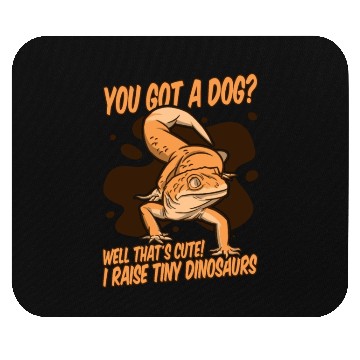 Discover I Raise Tiny Dinosaurs Lizard Gekkota Crested Mouse Pads