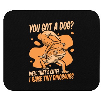 Discover I Raise Tiny Dinosaurs Lizard Gekkota Crested Mouse Pads
