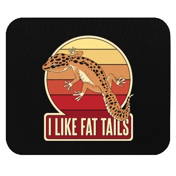 Discover I Like Fat Tails Crested Lizard Gekkota Leopard Mouse Pads