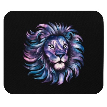 Discover Lion Head Galaxy Style Mouse Pads