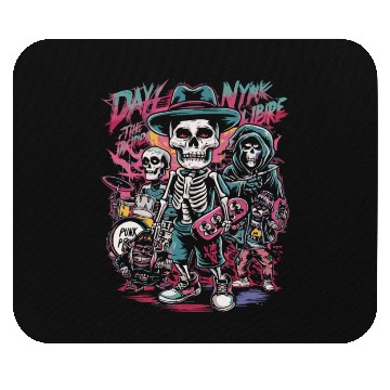 Discover Skeleton band Mouse Pads