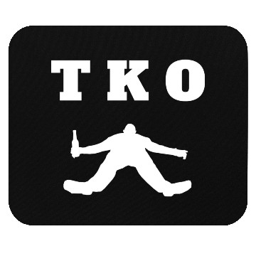 Discover TKO Drunken Man Passed Out Blackout Coma White Mouse Pads