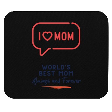 Discover i love mom Mouse Pads