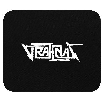 Discover Vrahnas logo white trans Mouse Pads