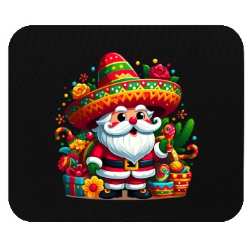 Discover Cinco de Mayo Santa Claus Mouse Pads