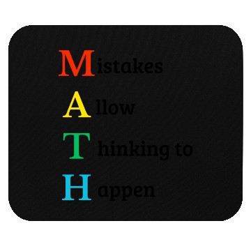 Discover Math quote school kid Mouse Pads