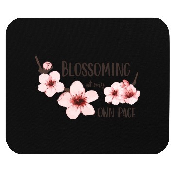 Discover Spring floral Mouse Pads Elegant Cherry Blossom Design