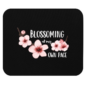 Discover Spring floral Mouse Pads Elegant Cherry Blossom Design