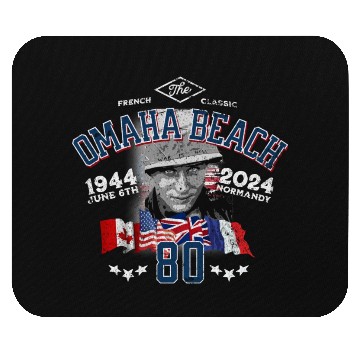 Discover Omaha Beach D-DAY 80th Anniversary Heritage Mouse Pads