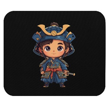 Discover Samurai warrior Kid Mouse Pads