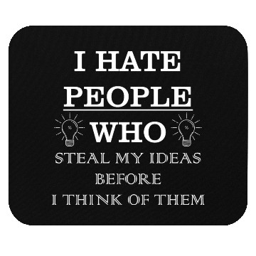 Discover I hate people Mouse Pads