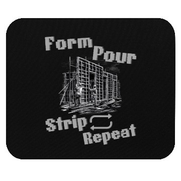 Discover Concrete Worker Mouse Pads, Funny Quote