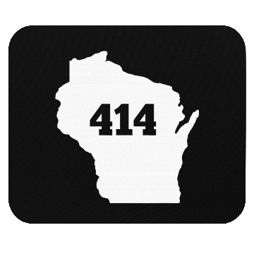 Discover Wisconsin 414 Area Code Mouse Pads