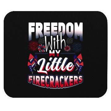Discover Freedom Firecrackers Patriotic Teacher Mouse Pads
